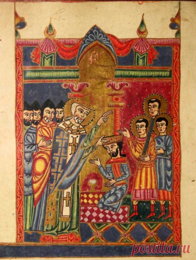 Հայոց ծեսով օծված վերջին թագավորը

Հայոց ավանդական արարողակարգով վերջին թագավորական օծումը տեղի է ունեցել Աղթամարում, Կիլիկիայի Հայոց թագավորության անկումից ուղիղ 90 տարի անց՝
Աղթամարի Ստեփանոս Դ կաթողիկոսը օծում է Սմբատ Արծրունուն
Հայոց ավանդական ծիսակարգով վերջին օծումը տեղի է ունեցել 1465 թվականին։ Զաքարիա Գ Աղթամարեցի կաթողիկոսը Արծրունյաց տոհմի շառավիղ հանդիսացող ներկայացուցիչ Սմբատին օծում է Հայոց թագավոր։