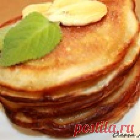 Банановые блины Кулинарный рецепт
