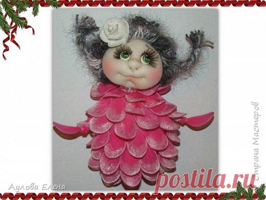 Шишкуся Новогодняя (магнит на холодильник) | Страна Мастеров