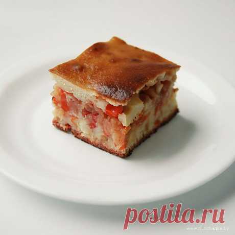 Закрытый пирог с калиной и яблоками- Kulinarnyj-Recept.��