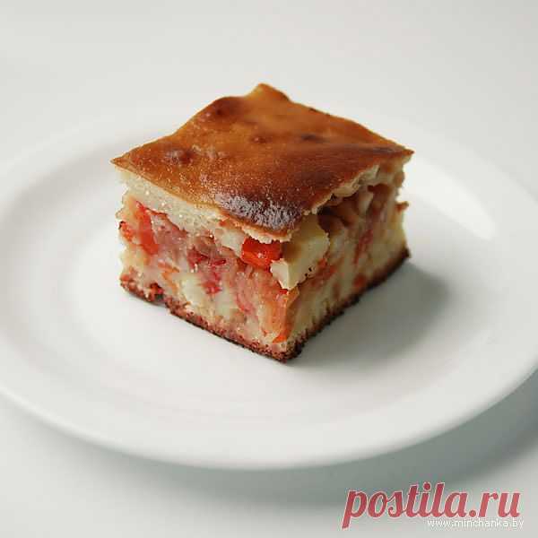 Закрытый пирог с калиной и яблоками- Kulinarnyj-Recept.��