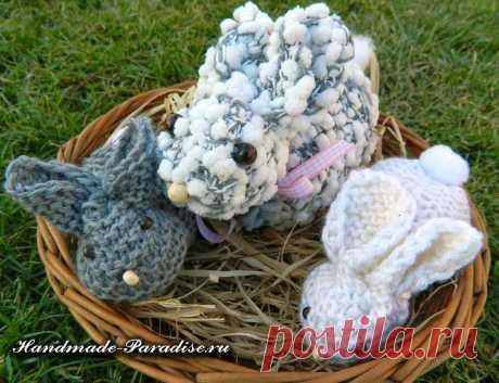 Как связать пасхального кролика спицами - Handmade-Paradise