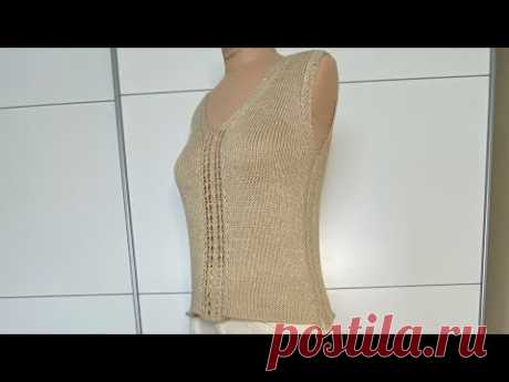 👚Майка-Топ на вязальной машине