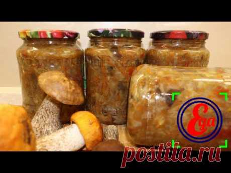 Удачный рецепт! Грибная солянка с капустой на зиму