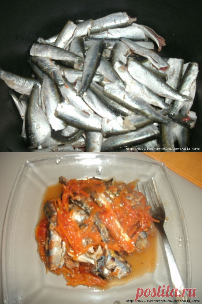 Килька в мультиварке(бюджетный вариант)