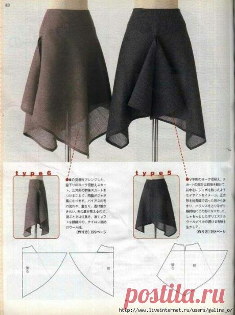 Выкройки на основе конверта (подборка) / Блог им. Tvigi / ВТОРАЯ УЛИЦА