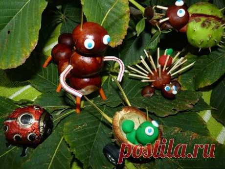 Делаем осенние поделки из желудей с малышами! - Занятия с детьми - Женский Мир