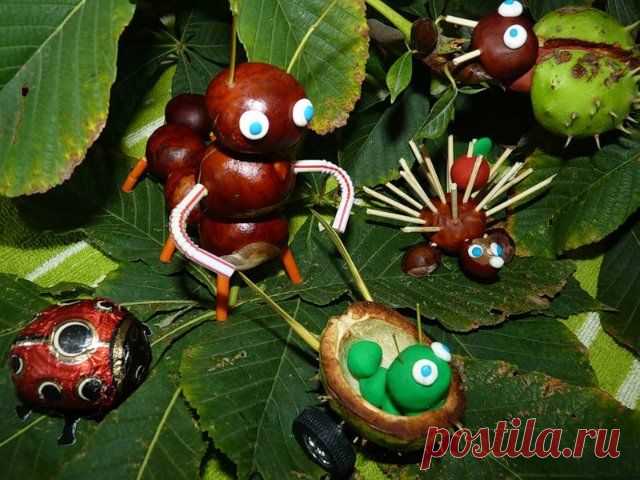 Делаем осенние поделки из желудей с малышами! - Занятия с детьми - Женский Мир