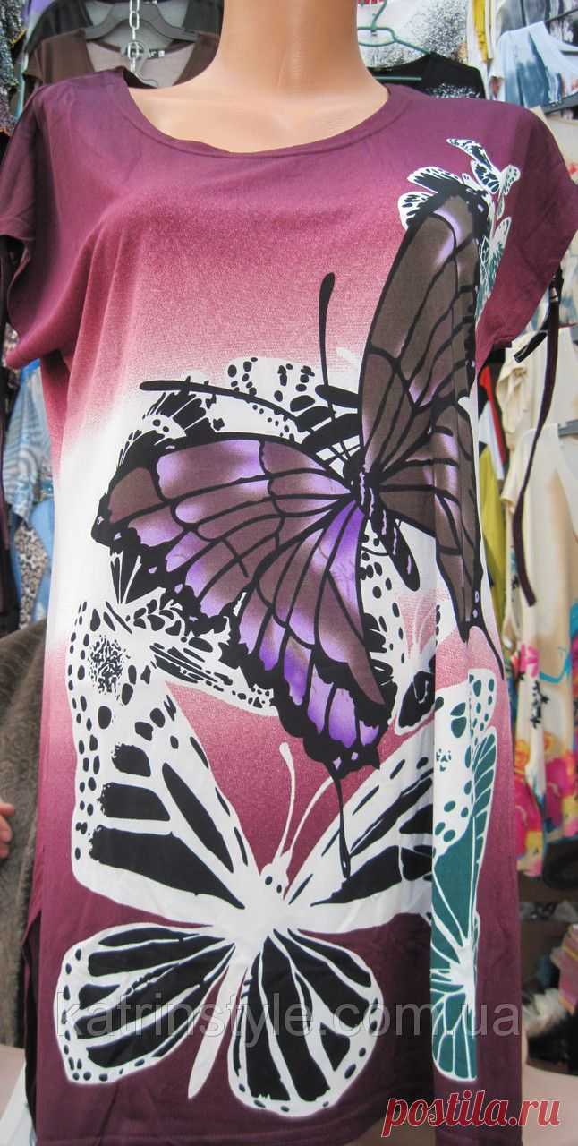 Купить Женская туника "Бабочка 2" в интернет-магазине "KatrinStyle". Одежда оптом из Хмельницкого по отличным ценам высочайшего качества.