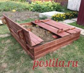 Песочница - трансформер
#СделайСам #ПоделкиДляДачи #ПоделкиДляДома #Дача