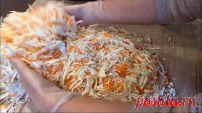 Готовим быстро и вкусно.Быстрая засолка капусты.Рецепт моей бабушки