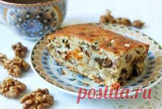 Вкусный блог: Кекс «Ореховая мазурка» с сухофруктами
