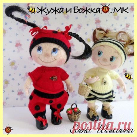Купить Мастер-класс" Жужа и Божка". PDF - МК, МК по вязанию, Мк в формате pdf