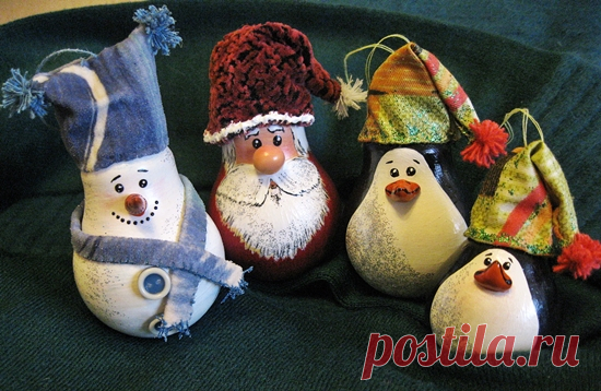 МК "Ёлочные игрушки из лампочек"