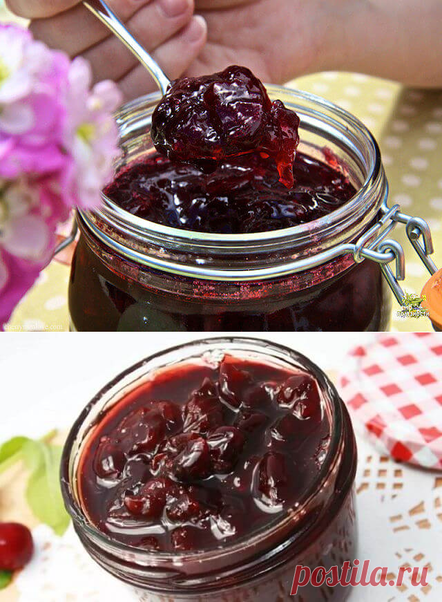 Вишня в желе - Очень вкусно и красиво! Хозяйкам на заметку. — Бабушкины секреты