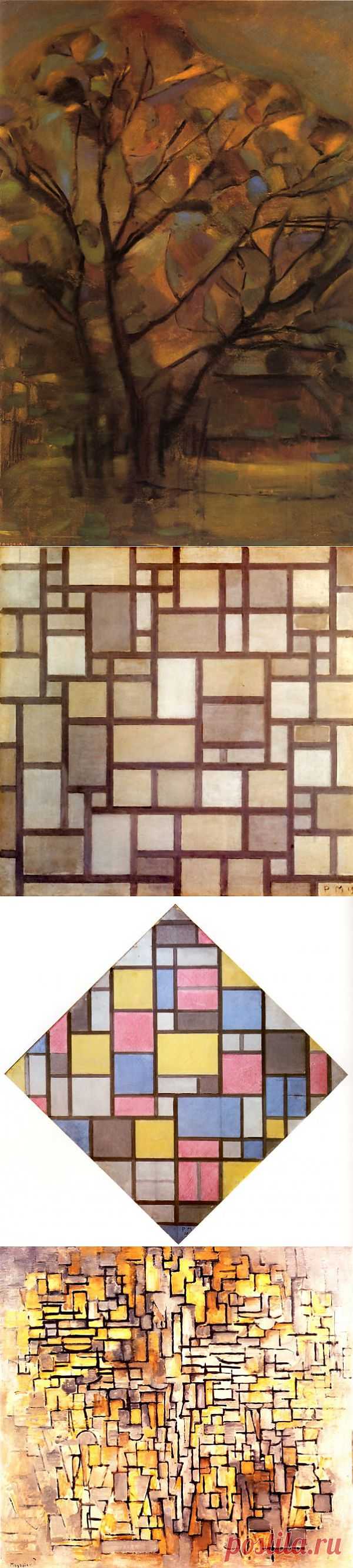 Пит Мондриан (Mondrian). Основоположники абстракционизма. Галерея картин.