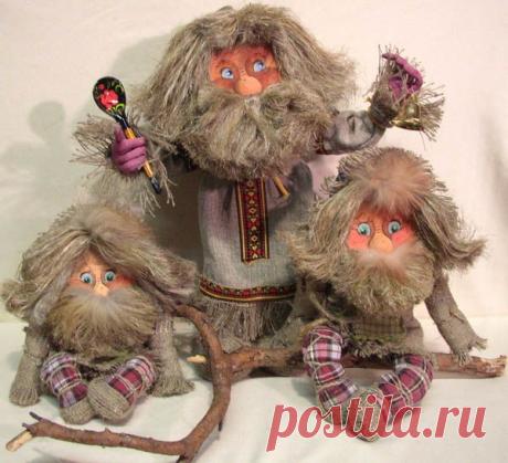 Домовенок из мешковины своими руками, идеи, фото, мастер класс