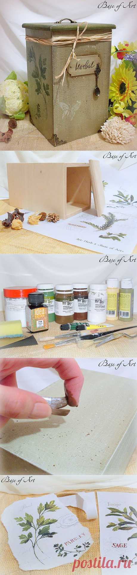 (+1) - Декупаж в технике &quot;вживление&quot;. Мастер-класс от &quot;Base of Art&quot; | СВОИМИ РУКАМИ