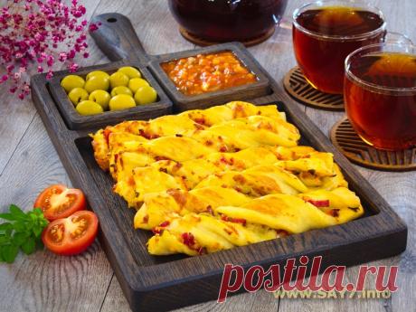 Мини-пицца плетенки. Мини-пицца плетенки