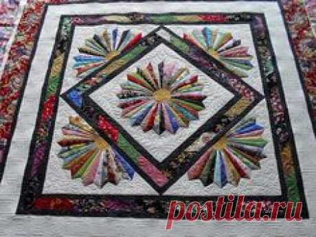 Пэчворк. Блок "Дрезденская тарелка". Мастер класс