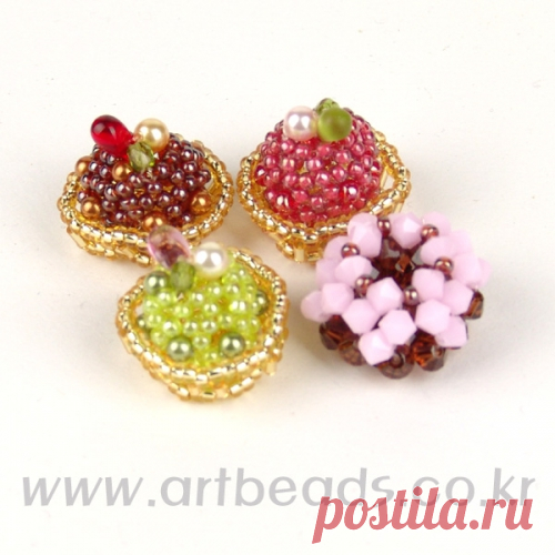 пирожное из бисера