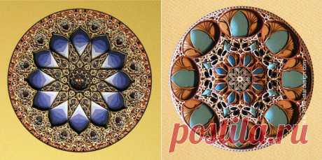 Витражи из бумаги Эрика Стендли