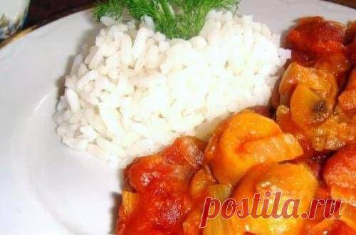 Гуляш из фасоли с фенхелем и грибами / Простые рецепты