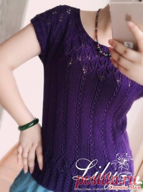 . Две кофточки спицами по азиатским схемам - Вязание - Страна Мам