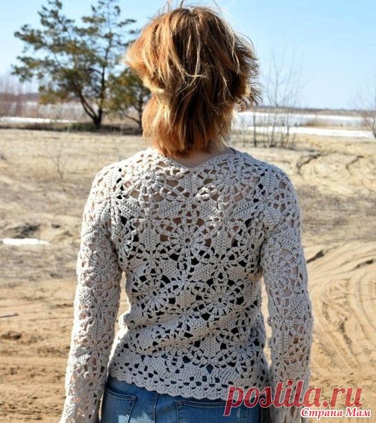 Ажурный пуловер из мотивов. - Все в ажуре... (вязание крючком) - Страна Мам