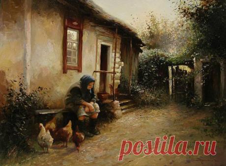 Реалистичные сцены бытовой жизни украинцев прошлого от Юрия Журки