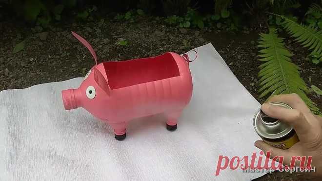 Забавная поделка из 5 литровой бутылки для дачи и сада всего за 1 вечер | Мастер Сергеич | Яндекс Дзен