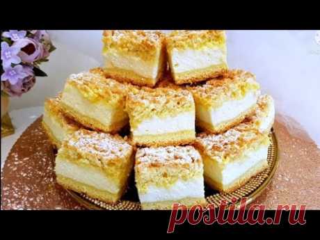 И ТОРТА НЕ НАДО! ПРОСТО ТАЕТ ВО РТУ! ВЫ БУДЕТЕ ДЕЛАТЬ ЭТОТ ПИРОГ КАЖДЫЙ ДЕНЬ! ПРОСТО И ОЧЕНЬ ВКУСНО!