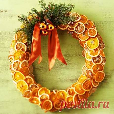 Мандариновый веночек