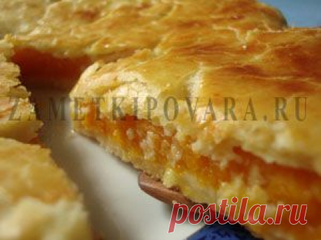 Песочный пирог с тыквой | Простые кулинарные рецепты с фотографиями