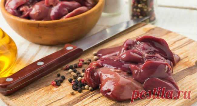 Как приготовить куриную печень на сковороде 🚩 Продукты питанияя