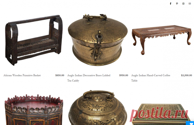 Antiques from the Middle East, Moorish Style, Egypt, Syria, Morocco, Turkey, Iran, Africa, India and Morocco - E-mosaik