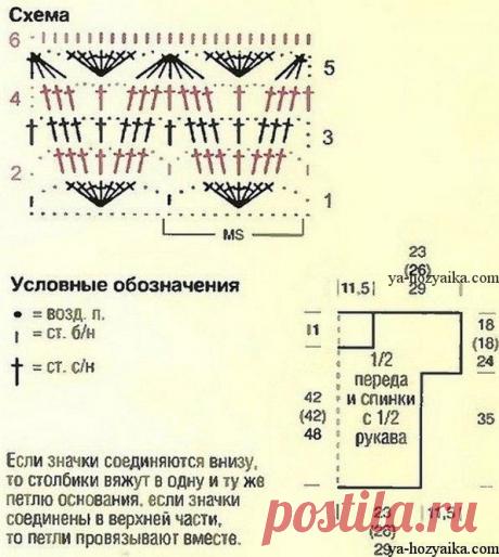Красивая туника крючком со схемами. Белая туника крючком красивым узором