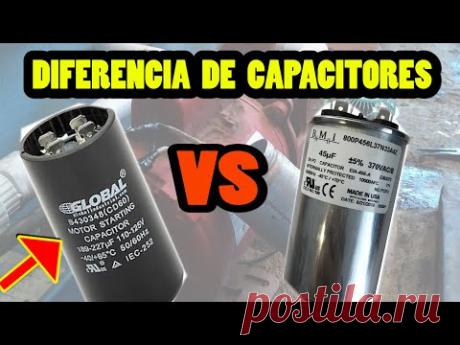 ¿Qué DIFERENCIA hay entre un Capacitor de Arranque y Marcha? ✔️