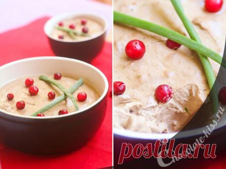 Рецепт паштета из куриной печени с коньяком и изюмом