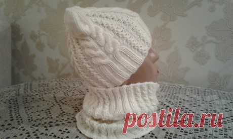 Шапка спицами. КотоШапка. Часть 1. // Knitting for kids // How to knit a hat Схема https://www.stranamam.ru/album/11767628/#photo11767629 &quot; Денежный сундучок&quot; для развития канала. Буду благодарна за любую финансовую поддержку канала. W...
