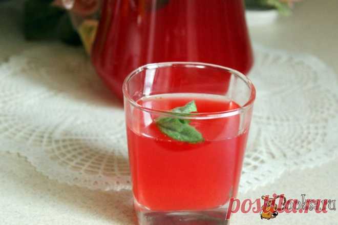 Калиновый морс с мятой фото рецепт приготовления