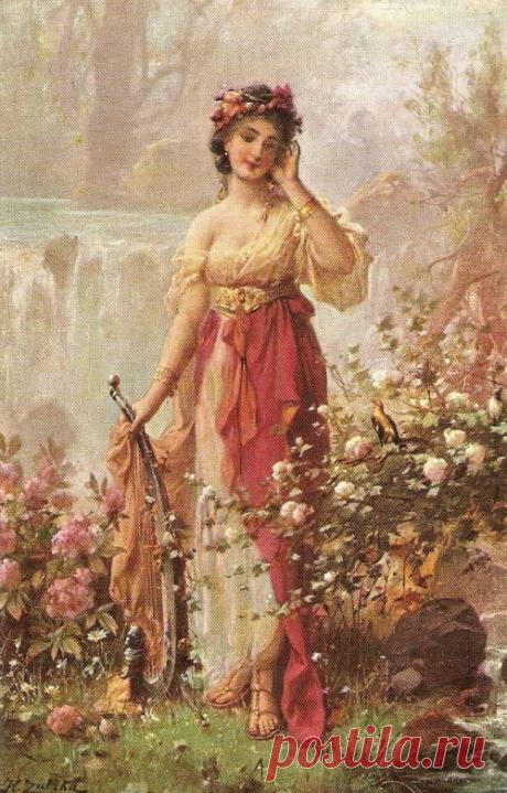 Художник - Hans Zatzka (162 работ) » Страница 5 » Картины, художники, фотографы на Nevsepic