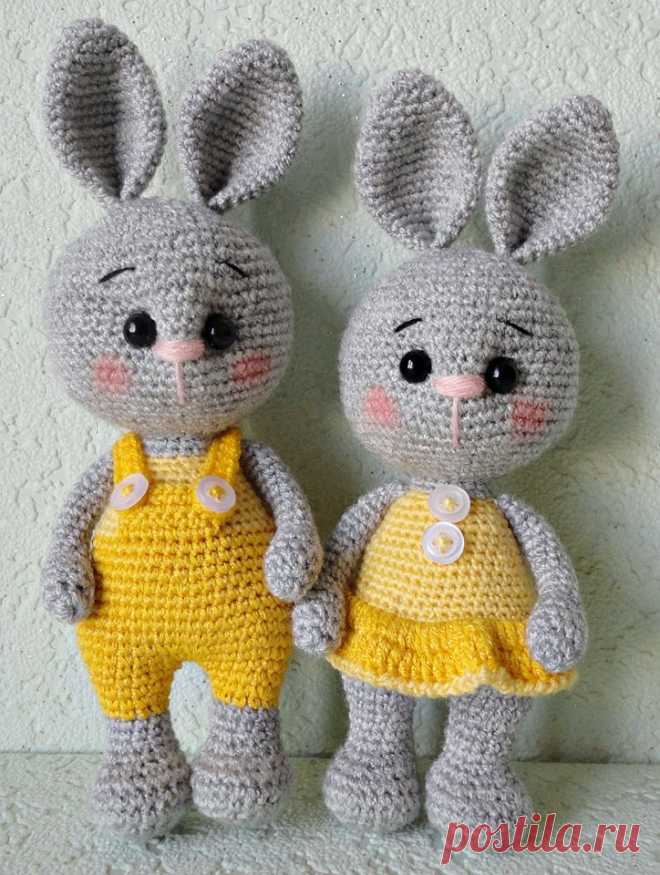 Заиньки высота игрушки 20см (по кончикам ушек)... - Светлана Корсуновская