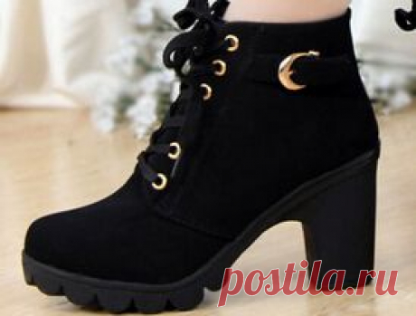 boot factory Picture - More Detailed Picture about Autumn winter 2014 women new plus velvet short boots thick heels wild black matte female korean OL Martin boots XZ03 Picture in Women's Boots from MoMaek foreign trade | Aliexpress.com | Alibaba Group