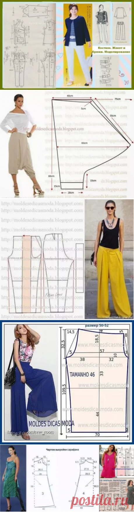 выкройка летних брюк для полных женщин: 10 тыс изображений найдено в Яндекс.Картинках