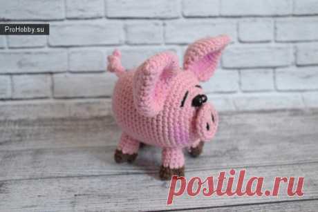 Поросенок / Вязание игрушек / ProHobby.su | Вязание игрушек спицами и крючком для начинающих, мастер классы, схемы вязания