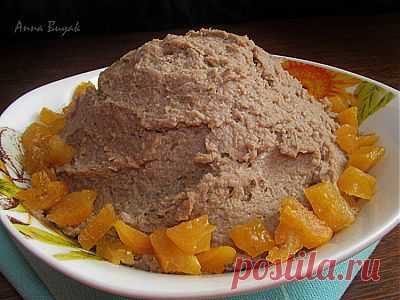 Паштет из чечевицы с курагой и орехами : Вегетарианская и постная кухня