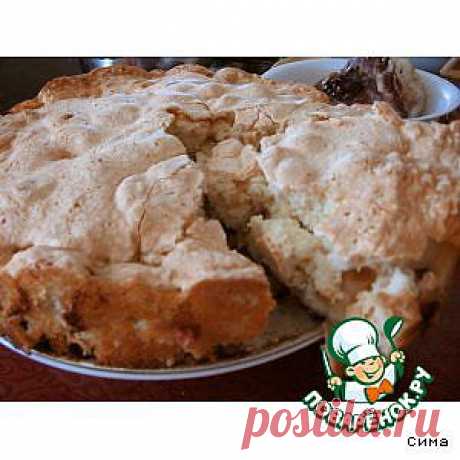 Простая шарлотка с яблоками - кулинарный рецепт