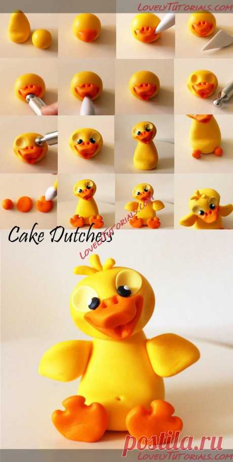 утенок - Страница 4 - Мастер-классы по украшению тортов Cake Decorating Tutorials (How To's) Tortas Paso a Paso