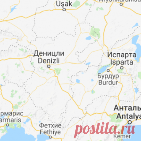Достопримечательности Турции на карте на русском языке